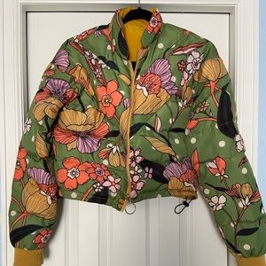 Crop Puffer Coat - Urban Outfitters